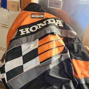 Honda Racing Jacket in Orange and Black